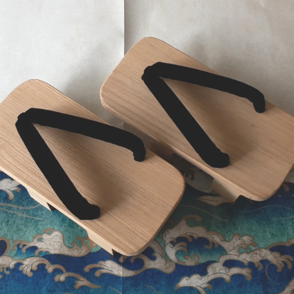 Japanese Geta sandals - vintage 1990